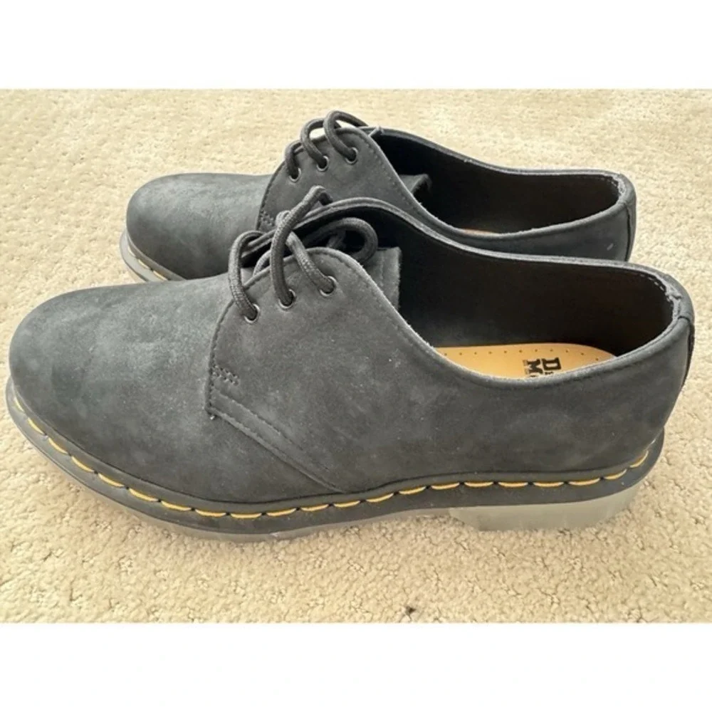 DR MARTENS 1461 Iced II Black Nubuck Leather 3Eye Oxford Shoes Mens 9 Womens 10